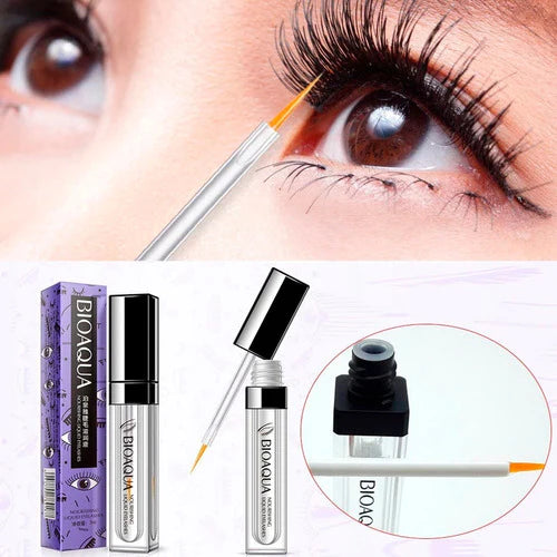 BIOAQUA LashBoost Elite (CON BIOTINA) – Cejas y Pestañas Fuertes, Largas y Voluminosas